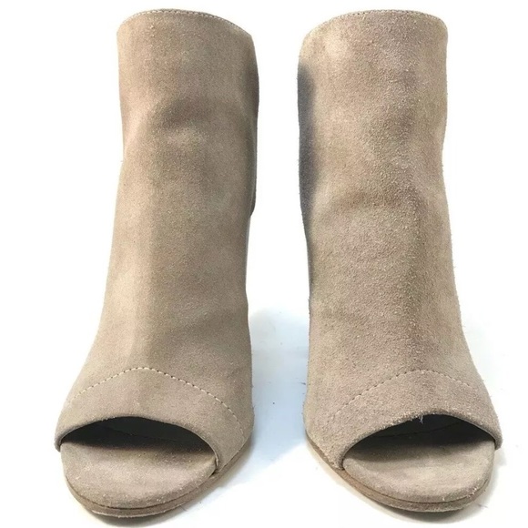 Vince. Addison Peep Toe  Heels Woodsmoke - Picture 3 of 8